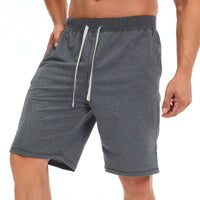 Men's Drawstring Capri Joggers – Plus Size Casual Beach Pants