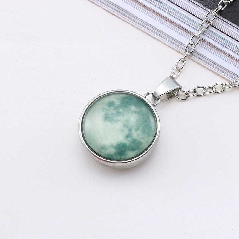 Galaxy Planet Glass Luminous Necklace What Else You Got?