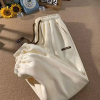 Cozy Winter Sweatpants for Men – Fleece-Lined, Loose Fit, High-Street Style
