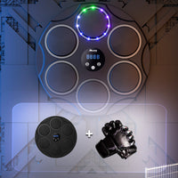 Smart Bluetooth Boxing Target with LED Lights - Fitness Training Aid for Home & Gym