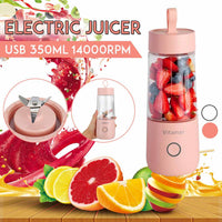 Portable USB Rechargeable Mini Blender – 350ml Personal Juicer Cup