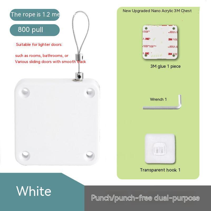Automatic Punch‑Free Door Closer – Soft Close, Strong Pull, Easy Adhesive Install (500g–1200g Options) What Else You Got?