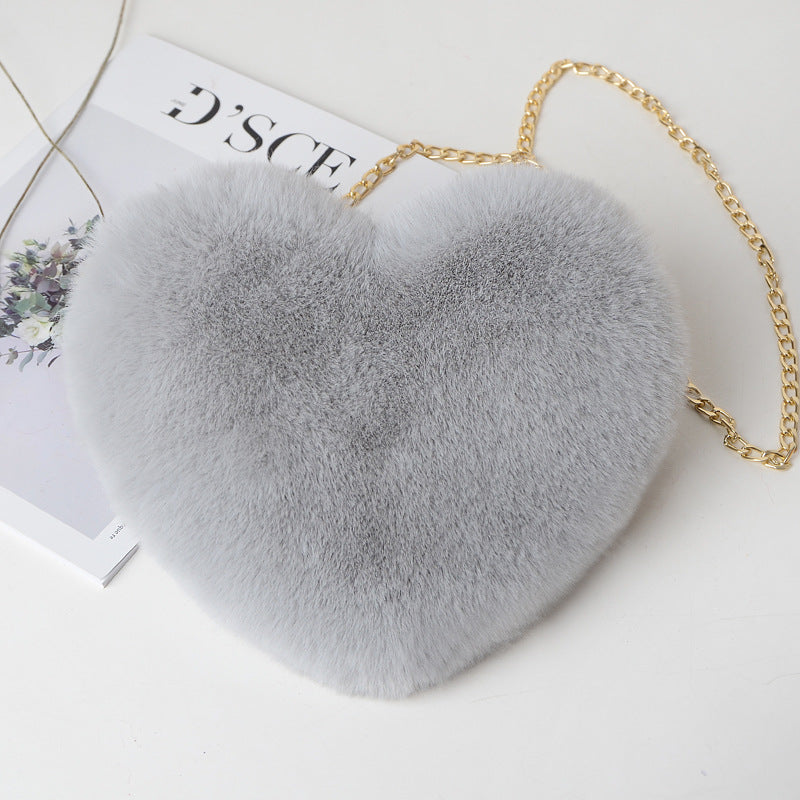 Love Bags For Women Plush Chain Shoulder Bags Valentine's Day Party Bag What Else You Got?