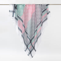 Men's Saudi Print Headscarf – Warm, Sun-Proof & Dustproof Square Scarf for All Seasons