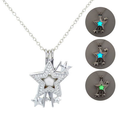 Radiant Faith Hip-Hop Rock Star Glow Necklace - Glows in the Dark - Christian Jewelry