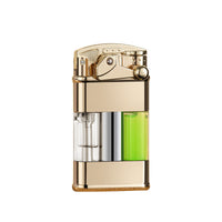 Windproof Green Flame Lighter – Metal Quicksand Design for Outdoor & Everyday Carry