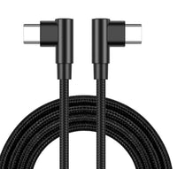Premium Double-Ended Type-C Nylon Braided PD Fast Charging Cable - 2M, 60W Power Delivery - Durable & Tangle-Free