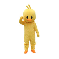 Adorable Big Yellow Duck Cartoon Costume - Fun & Faith-Inspired Winter Wear