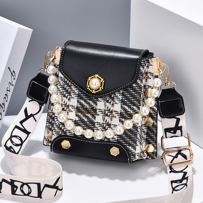 Fashion Women'S Crossbody Bag Girl'S Cute Princess Wallet Classic Shoulder Bag Summer Pearl Chain Phone Bag What Else You Got?