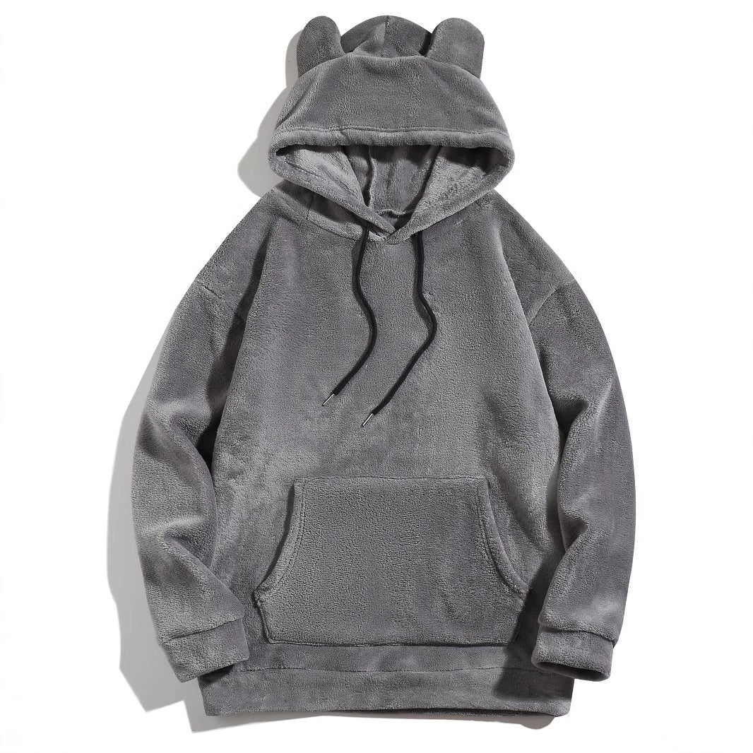 Men’s Loose Fit Coral Fleece Pullover – Soft Casual Winter Sweater (S–2XL) What Else You Got?