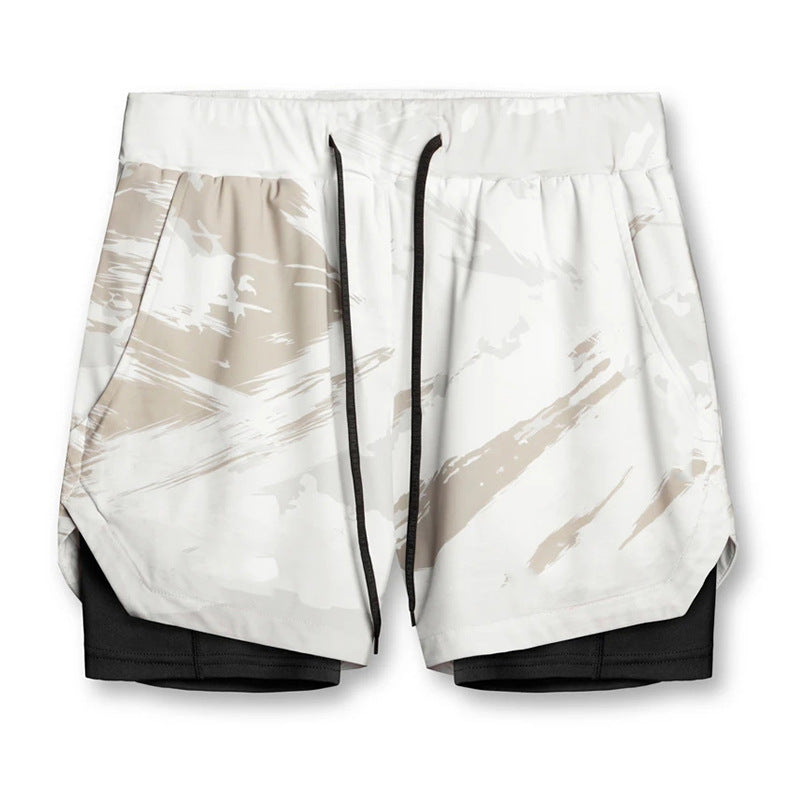Sports Casual Quick-drying Double-layer Two-in-one Running Shorts What Else You Got?