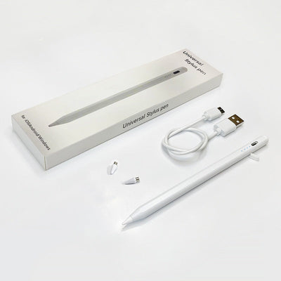 Precision Touch Stylus Pen - Universal Active Capacitive Stylus for iPad & Tablets - Premium Metal Design