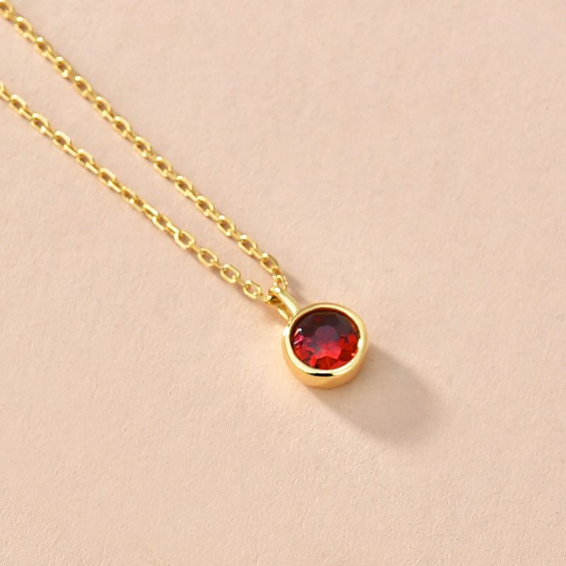 Women's Fashionable Simple Sterling Silver Solitaire Necklace With Twelve Zodiac Signs What Else You Got?