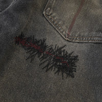 Fashion Dark Skull Cross Jeans For Men
