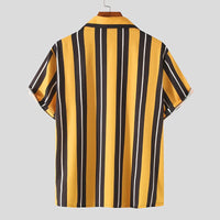 Men's Summer Casual Cotton Shirt - Lightweight & Breathable Streetwear Tee