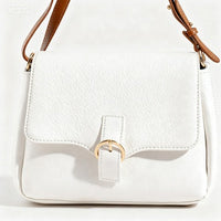 Minimalist White Crossbody Bag – Lightweight Everyday Shoulder Purse