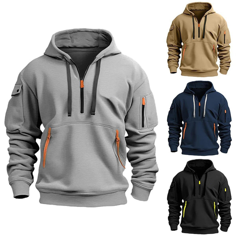 Relaxed Fit Oversized Hoodie – Unisex Plus Size Sweatshirt in 4 Colors
