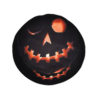 Pumpkin Grimace Halloween Sun Hat - Cute Cartoon Printed Fisherman Cap for Fall Festivities