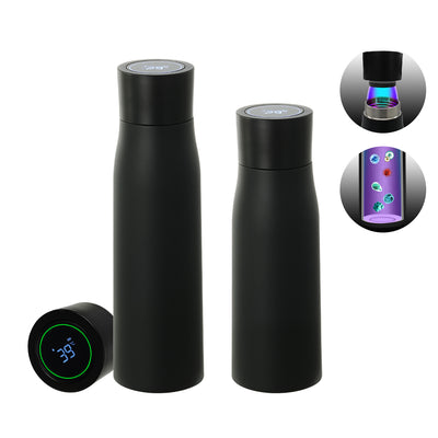 Smart Thermal Water Bottle with LED Temperature Display - Insulated Stainless Steel