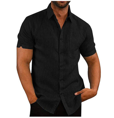 Men's Summer Casual Short Sleeve Shirts - Lightweight & Breathable Tee Tops