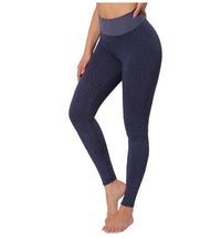 Plaid Seamless High-Waist Yoga Leggings – Breathable Gym Fitness Pants for Women