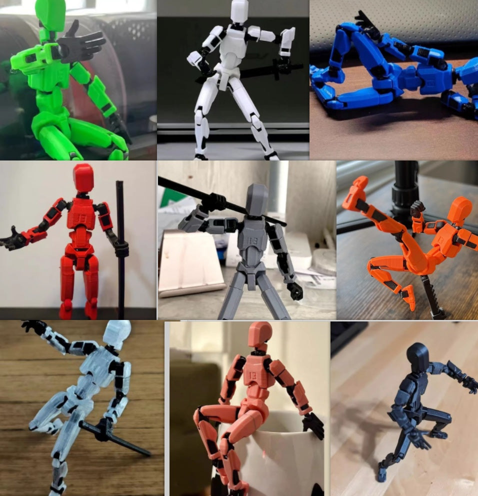 Multi-Jointed Movable Shapeshift Robot 2.0 3D Printed Mannequin Dummy Action Model Doll Toy Kid Gift What Else You Got?