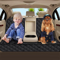 Waterproof Dog Car Seat Cover - Scratchproof Pet Rear Seat Protector for Car, Truck & SUV
