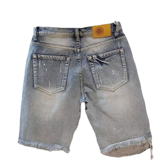 Men's Fashion Casual Ripped Denim Shorts What Else You Got?