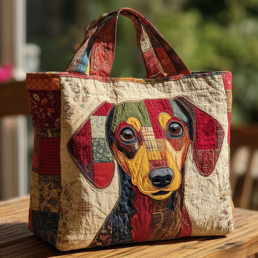 300g Canvas Dog-Printed Tote And Shoulder Bag What Else You Got?