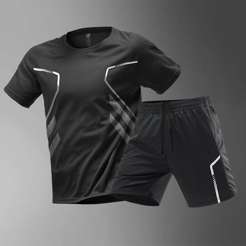 Men's T-shirts Sports Running T-shirt Color Block Men Quick-drying Breathable Short Sleeve Round Neck Active Tee Outdoor Workout What Else You Got?