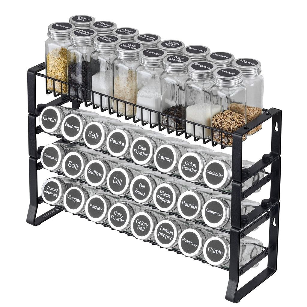 3-Tier Spice Rack Organizer for Cabinet & Countertop - Kitchen Storage & Organization 18x11in What Else You Got?