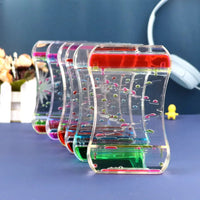 Elegant Fluid Hourglass Timer - Quicksand Decor for Home & Office - Resin Timepiece Gift