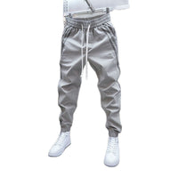 Men's Comfortable Casual Pants - Stylish Loose Fit with Drawstring Waist
