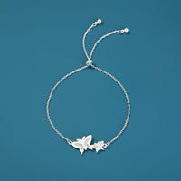 Glow-in-the-Dark Butterfly Bracelet – Electroplated Copper Bangle