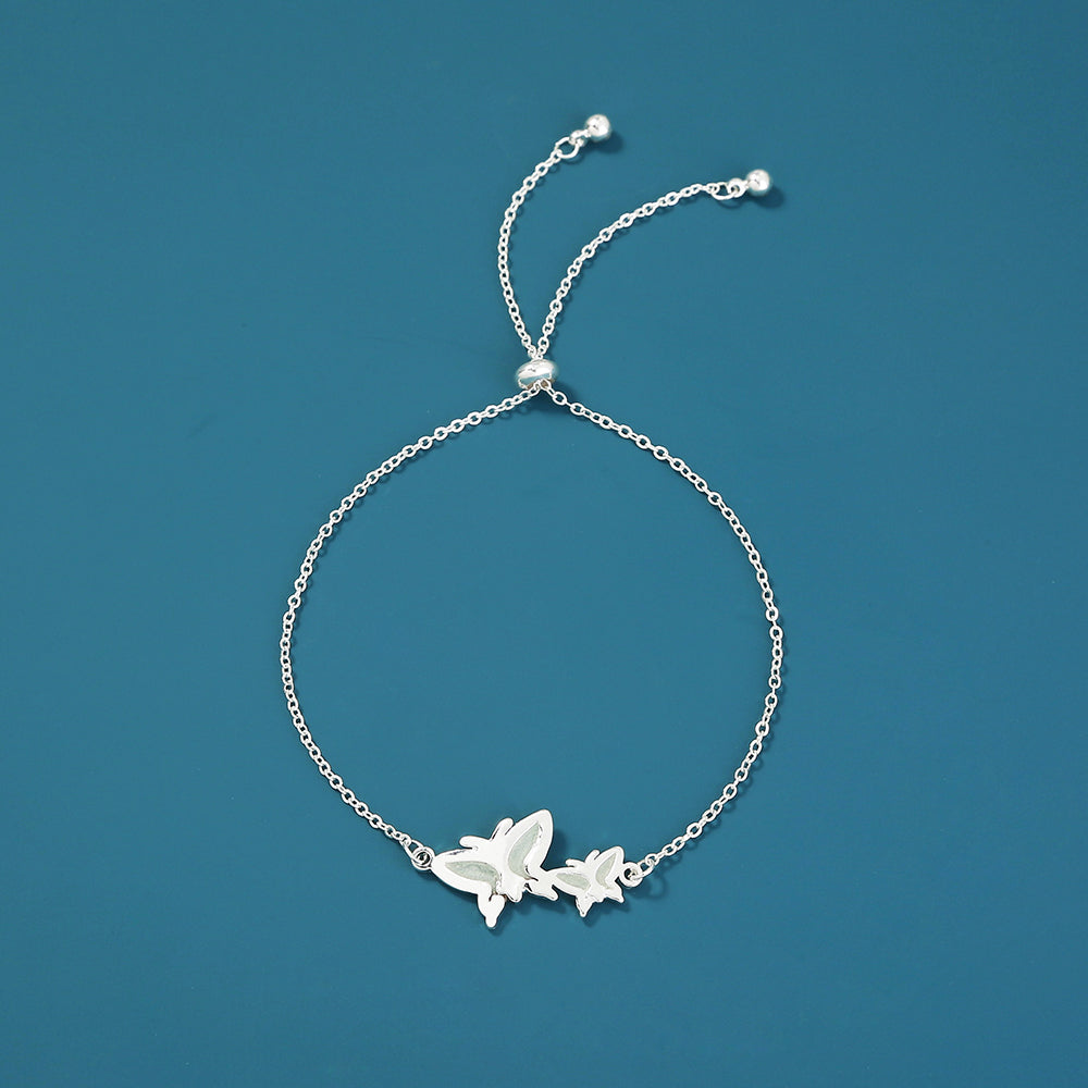 Copper Butterfly Glow‑in‑the‑Dark Silver Bracelet What Else You Got?