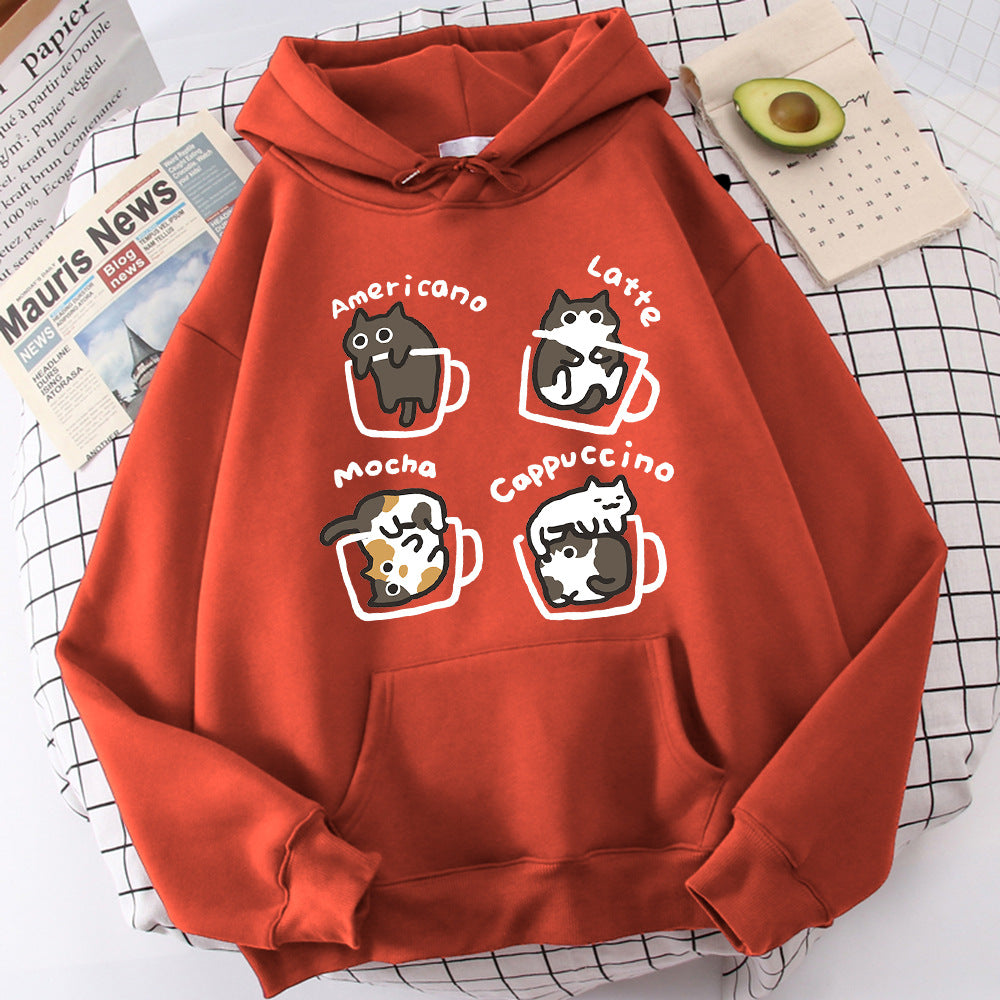 Casual Loose Pullover Hoodie – Multi‑Color Pattern Print Polyester Sweatshirt (XS–3XL) What Else You Got?