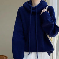 Women’s Thick Knit Pullover Sweater – Warm Polyester Casual Top S–2XL