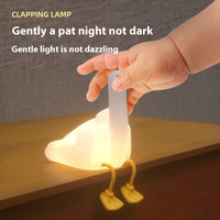 Middle Finger Duck LED Night Light – Funny Rechargeable Dimmable Desk Lamp for Humor Lovers