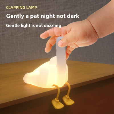 Middle Finger Duck LED Night Light – Funny Rechargeable Dimmable Desk Lamp for Humor Lovers
