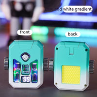 Fingertip Gyro Lighter – Dual-Charge LED EDC Lighter with Stress-Relief Spin & 9 Color Options