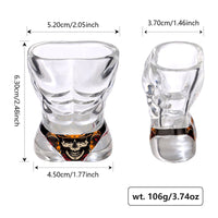 Skull Wine Glasses Set - Bold Gothic Barware Gift for Any Occasion
