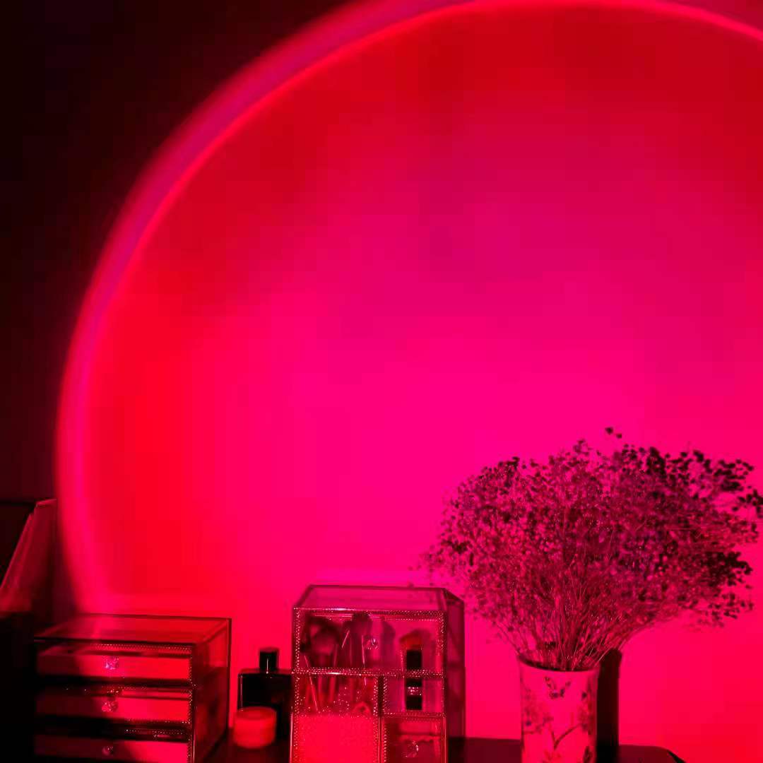 Rechargeable Rainbow Projection Lamp Sunset Lamp Projection Atmosphere Sunset Lamp What Else You Got?