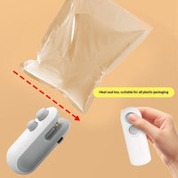 Mini USB Heat Sealer | 2-in-1 Snack Bag Sealer & Opener - Keeps Food Fresh