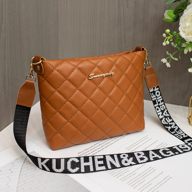 Small Messenger Bag For Women Trend Lingge Embroidery Female Shoulder Bags Fashion Chain Ladies Crossbody Purse What Else You Got?