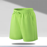Men's Quick-Dry Ice Silk Beach Shorts — Lightweight Summer Swim Trunks for Pool & Vacation