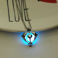 Glow-in-the-Dark Dolphin Necklace – Luminous Ocean Pendant Jewelry