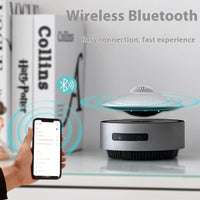 Heavenly Sound: Bluetooth Speaker with Magnetic Levitation & Auto-Lift