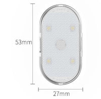 USB Rechargeable Touch Sensing Car Reading Light - 4 Bright LED Beads - 2H Runtime - Perfect for Nighttime Bible Study