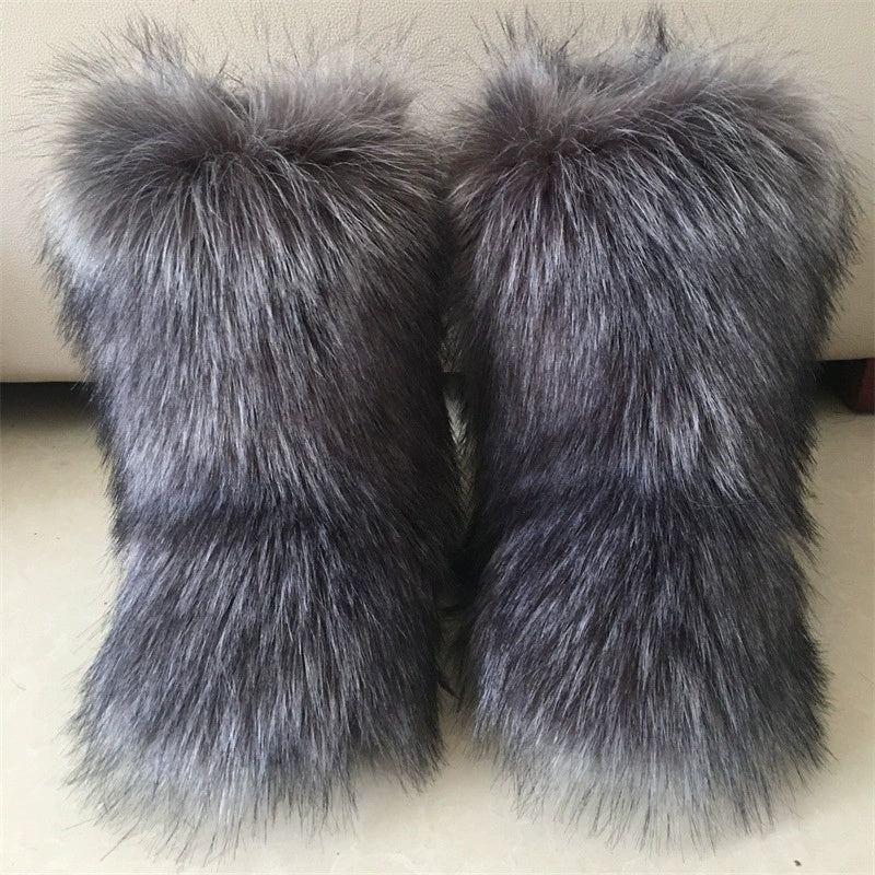 Raccoon Dog Fox Fur Fur Snow Boots What Else You Got?
