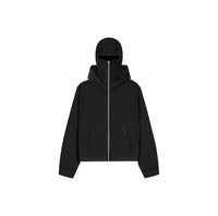 Women’s Double-Hood Zip Cardigan – Embroidered Geometric Streetwear Jacket S–XL